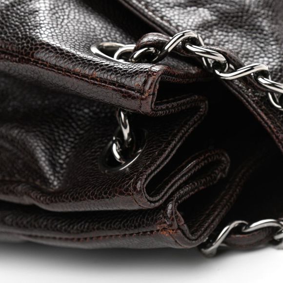 Caviar Pocket In The City Tote Dark Brown - Picture 9 of 9